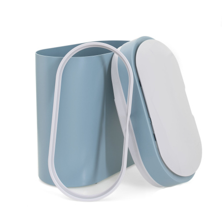 Ведро для мусора сенсорное, овал, Foodatlas JAH-6711, 8 л (синий)